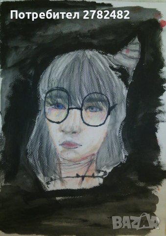 Рисунки с акварел, цветни моливи, тънкописец, снимка 2 - Картини - 37821412