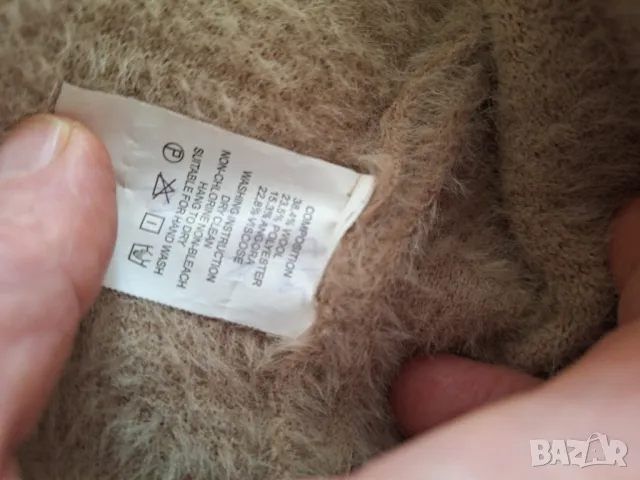 Дамско яке,вълна и ангора,L, снимка 3 - Якета - 48391266