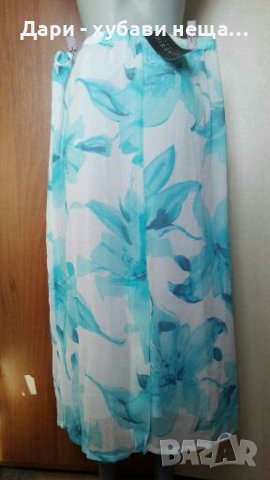 Елегантна пола от шифон, с подплата🍀❤XL,2XL❤🍀арт.4275, снимка 2 - Поли - 36924764