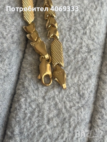 Златно колие 10.5гр 14карата, снимка 5 - Колиета, медальони, синджири - 54172390