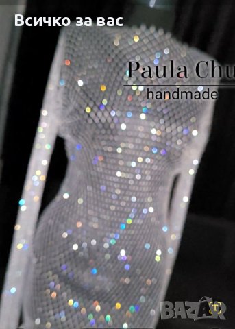 Топ с камъни мрежа  блестящо 22лв , снимка 6 - Корсети, бюстиета, топове - 42165828