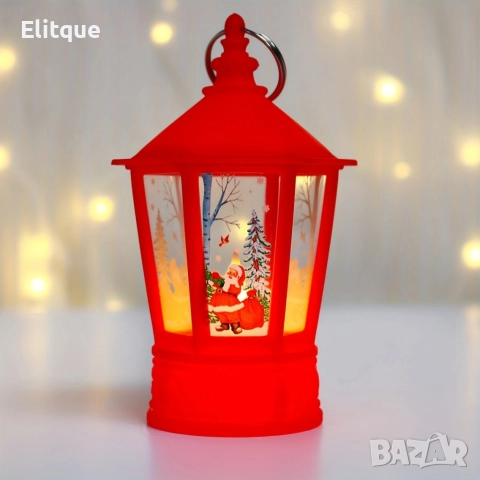 Коледен декоративен LED фенер – топла светлина и уют за празничния дом, снимка 7 - Декорация за дома - 52851212