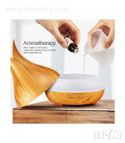 ДИФУЗЕР ЗА АРОМАТЕРАПИЯ С ЕТЕРИЧНИ МАСЛА - код 2500, снимка 5 - Овлажнители и пречистватели за въздух - 33939750