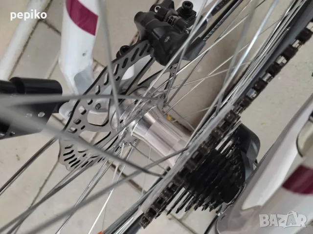 Продавам колела внос от Германия градски алуминиев велосипед SAVENO EXETER 28 цола хидравлика диск, снимка 13 - Велосипеди - 47945569