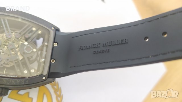 Уникален часовник Franck Muller Vanguard Carbon механичен клас 6А+, снимка 13 - Мъжки - 30281718