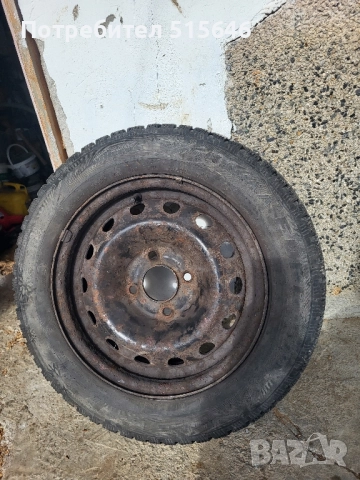 Метални джанти с зимни гуми за ситроен 