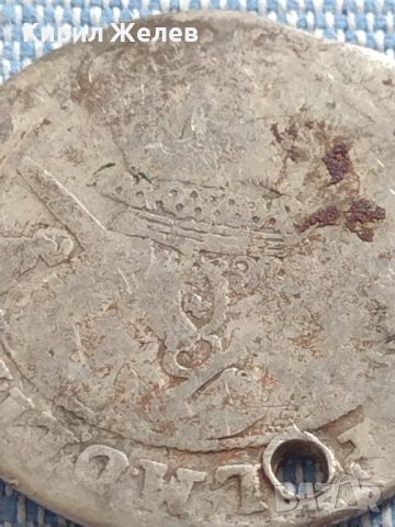 Сребърна монета Орт 1621г. Сигизмунд трети Полша 13745, снимка 2 - Нумизматика и бонистика - 42890507