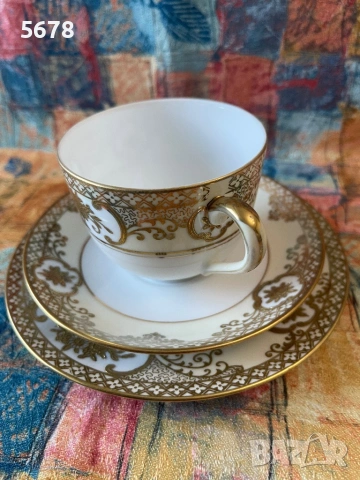 Троен сет за чай Noritake, снимка 3 - Антикварни и старинни предмети - 54295236