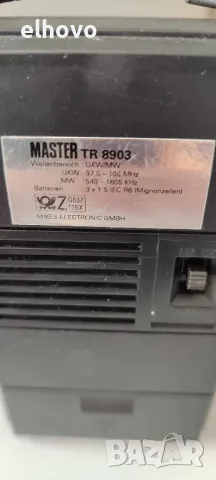 Радио Master TR 8903, снимка 4 - Радиокасетофони, транзистори - 47787134