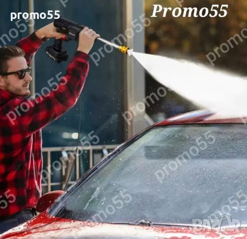 Водна Водоструйка Безжичен Пистолет с Две Батерии 48V за Автомобили и Двор, снимка 9 - Други стоки за дома - 50671056