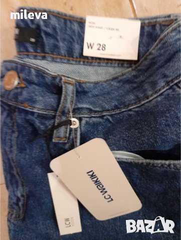 Нови дамски дънки Mom jeans, снимка 4 - Дънки - 36696253