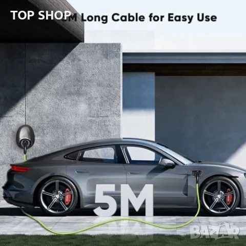 Нов Бързо Зареждащ Кабел Type 2 за Електромобили 7.2KW - 5м, снимка 6 - Друга електроника - 49426170