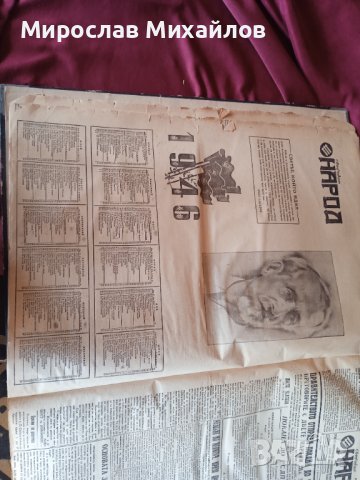 Вестник "Свободен народ". Всички броеве от 1946 година., снимка 7 - Антикварни и старинни предмети - 38377564