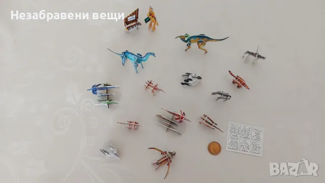 Колекция миниатюрни сглобяеми фигурки от 90-те, снимка 5 - Колекции - 47487281