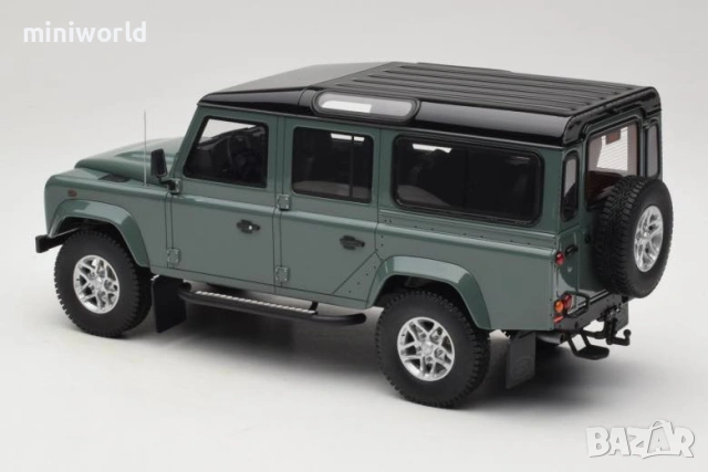 Land Rover Defender 3 Station Wagon 2016 - мащаб 1:18 на GT Spirit моделът е нов в кутия, снимка 5 - Колекции - 53333154