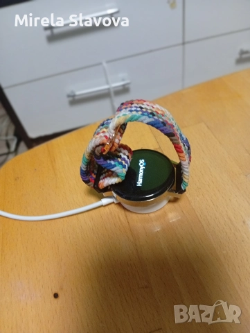 смарт часовник huawei gt 3 с шарена кайшка еластична много запазен 42 mm, снимка 3 - Дамски - 52711252