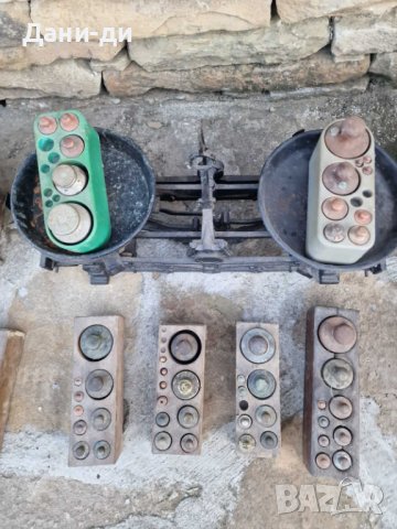 Кантар везна с тежести, грамове, снимка 10 - Антикварни и старинни предмети - 42525726