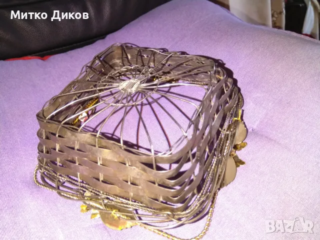 Метален поднос с цветчета, снимка 6 - Декорация за дома - 47441161