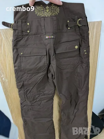 Roxy дамски ски панталон, кафяв, M, снимка 4 - Зимни спортове - 56505686
