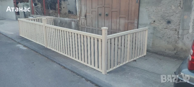 Дървен парапет по размер, снимка 2 - Декорация за дома - 51233503