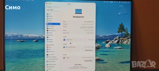 Аpple MacBook Pro 16 А 2141 - 2019 i9 2,4GHZ 32RAM 1TB Space Gray!, снимка 3 - Лаптопи за работа - 56328720