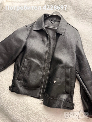 Мъжко кожено яке ZARA