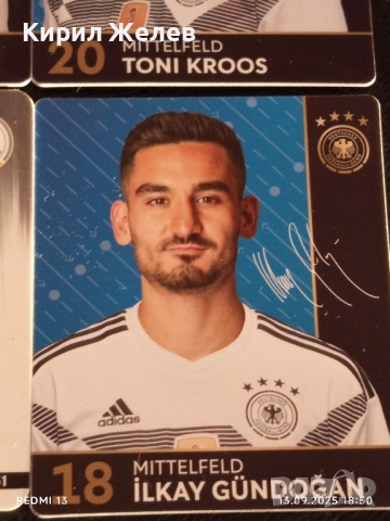 Колекционерски картички на футболисти ЮЛИАН ДРАХСЛЕР, АНДРЕ ШУРЛЕ,ТОНИ КРООС 51027, снимка 7 - Колекции - 51703537