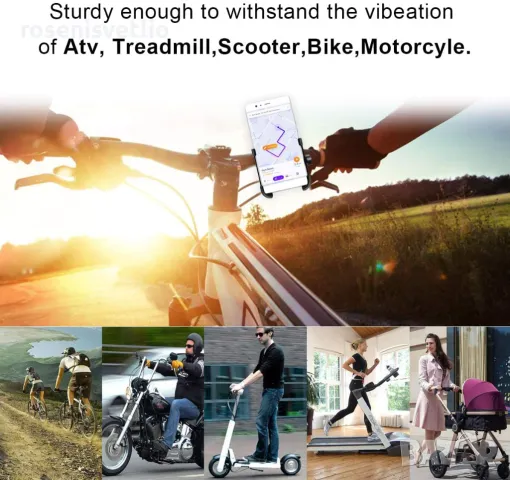 Алуминиева стойка за телефон, мотори, колела, мотопеди, тротинетки, снимка 3 - Аксесоари за велосипеди - 49268581