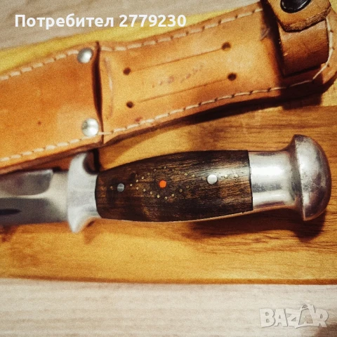 Ловен нож ръчна изработка от Едно време!