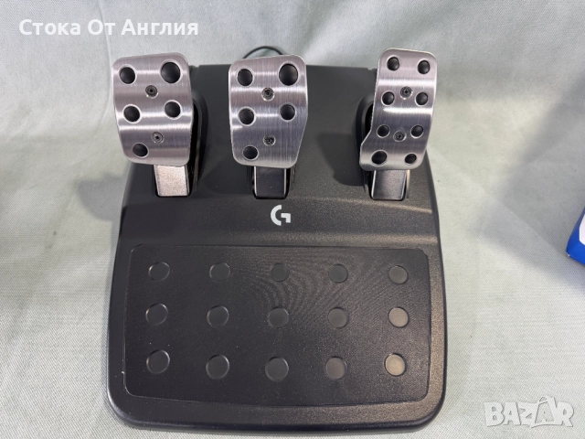 Волан с педали Logitech - G923/ PS4/PS5, снимка 6 - Друга електроника - 52083573