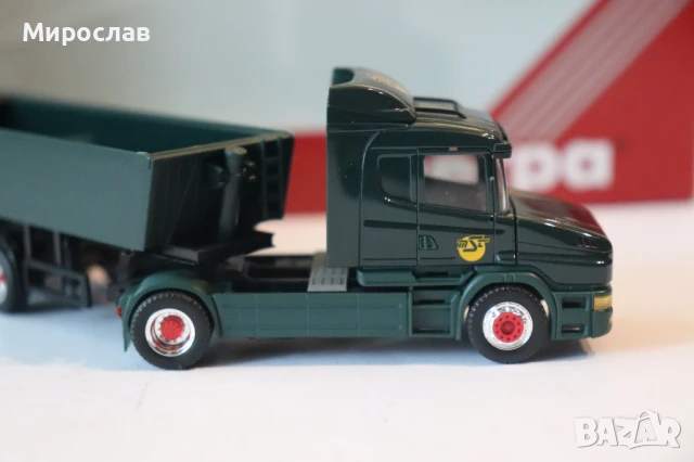 HERPA H0 1/87 SCANIA  КАМИОН МОДЕЛ САМОСВАЛ ГОНДОЛА, снимка 5 - Колекции - 50682110
