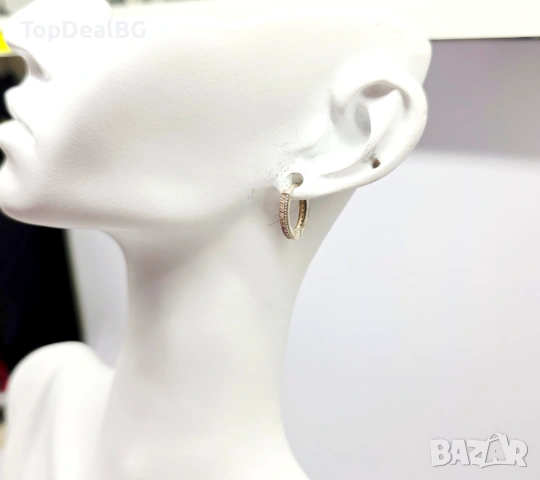 продавам сребърни обеци проба 925