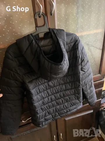 Зимно дамско черно яке с качулка шушляк два вида, снимка 4 - Якета - 48235424