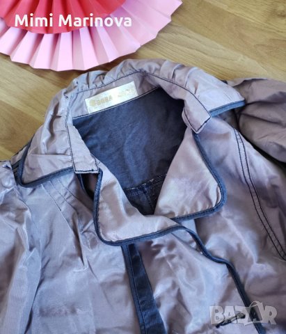 Уникално !!!Единствена бройка!Светлоотразително хамелеоново палто, снимка 5 - Якета - 30480134