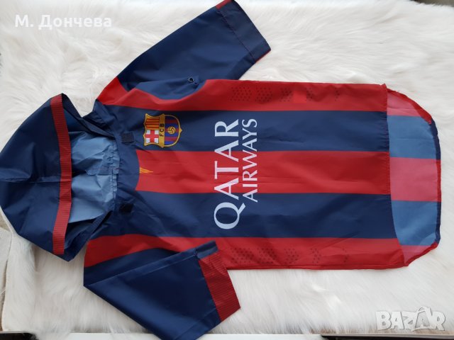 Нова футболна ветровка Барселона 8-10 години, снимка 6 - Детски якета и елеци - 29192599