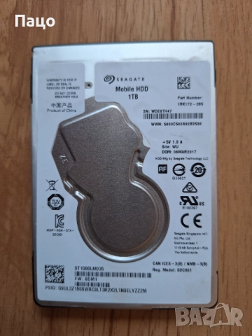 SEAGATE 1TB /308 дни/тестван, снимка 5 - Части за лаптопи - 52921828