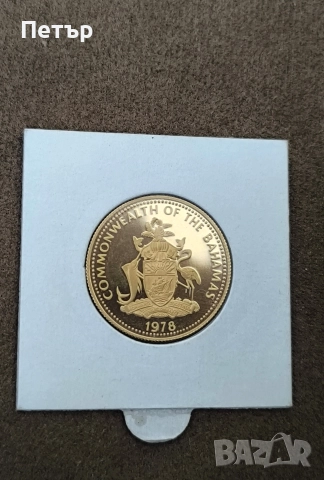 100 златни долара Бахамските острови , снимка 5 - Нумизматика и бонистика - 51445749