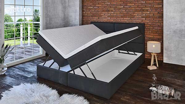 (-40%) НОВИ Легла Боксспринг с матрак, топ матрак и избор на дамаска! БЕЗПЛАТНА доставка!