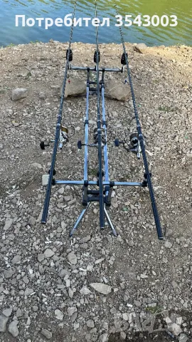 ПРОДАВАМ ШАРАНДЖИЙСКИ СЕТ+ палатка за 4 човека с предверие и козиркс, снимка 1