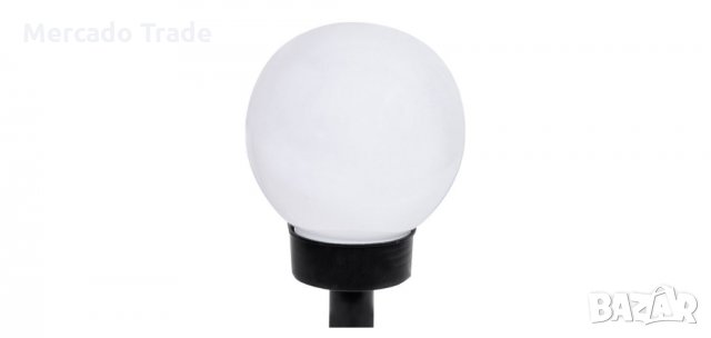 Соларен фенер, Глобус, Бял, снимка 3 - Соларни лампи - 35635645