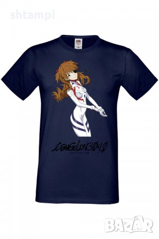 Мъжка тениска Evangelion Asuka Langley Soryu,Анимация,игра,Празник,Повод,, снимка 6 - Тениски - 38096363