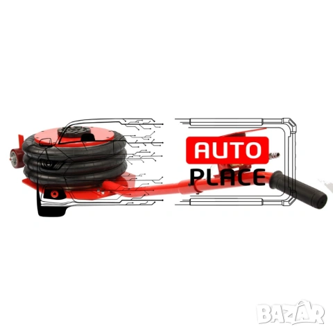 Пневматичен крик балон 6 тона с 3 въздушни възглавници ( 135 – 400 мм ) MAR-POL, снимка 6 - Други инструменти - 54035737