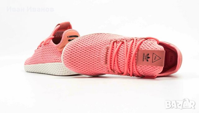 оригинални маратонки  adidas Tennis HU Pharrell Tactile Rose номер 41,5-42, снимка 5 - Маратонки - 39900505