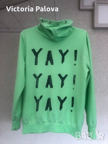 Красив суитчър с висока яка,100% памук, снимка 11 - Суичъри - 31111709