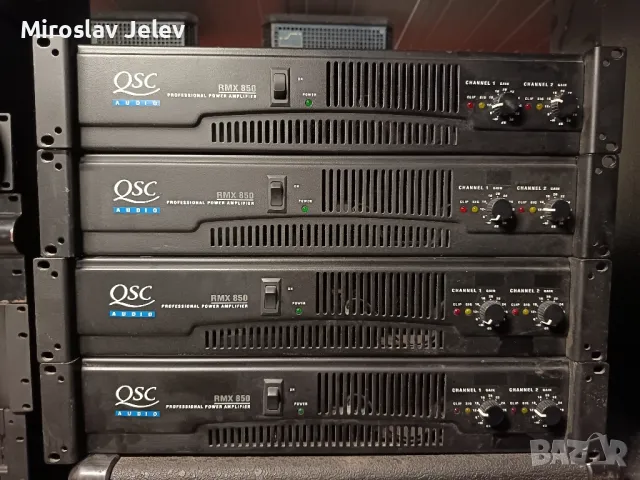 стъпало Qsc 850, снимка 4 - Ресийвъри, усилватели, смесителни пултове - 49887120