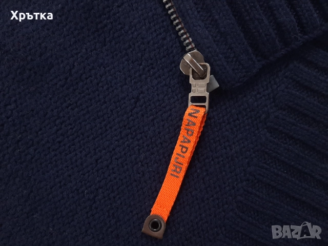 Napapijri North Pole Expedition - Оригинална мъжка жилетка с цип р-р M, снимка 10 - Пуловери - 52421159