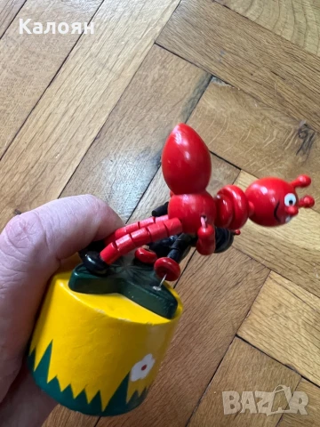 Дървена играчка с мравки , снимка 2 - Образователни игри - 51223996