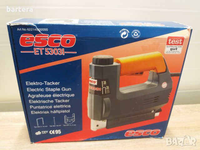 НОВ*Електрически такер Esco ET 530031, снимка 6 - Други инструменти - 35252195