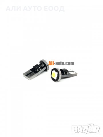 Лед крушки 2бр. за габарит T10-W5W 12V 1SMD- А-2930-1, снимка 4 - Аксесоари и консумативи - 31835635