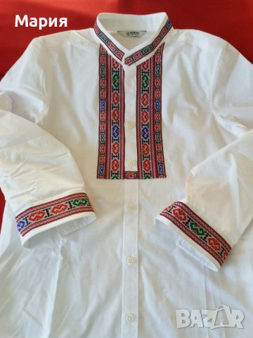 Риза за народна носия за момче 10-13 г. - 29 лв, снимка 8 - Детски ризи - 40195668